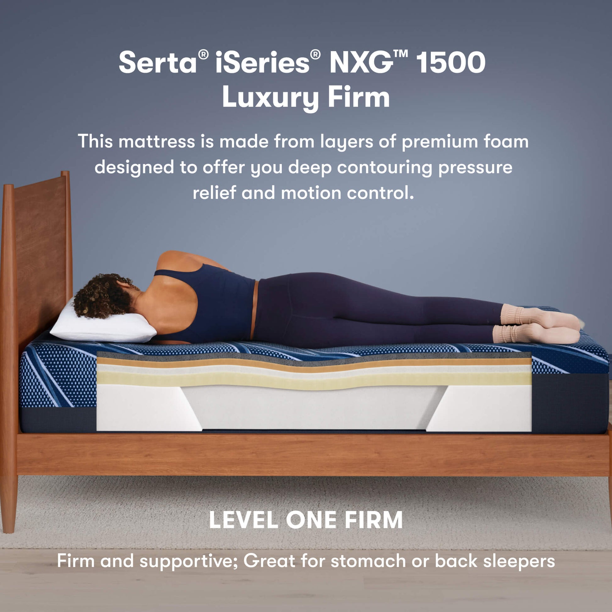 iSeries NXG 1500 Luxury Firm Twin XL Mattress-Metro Mattress
