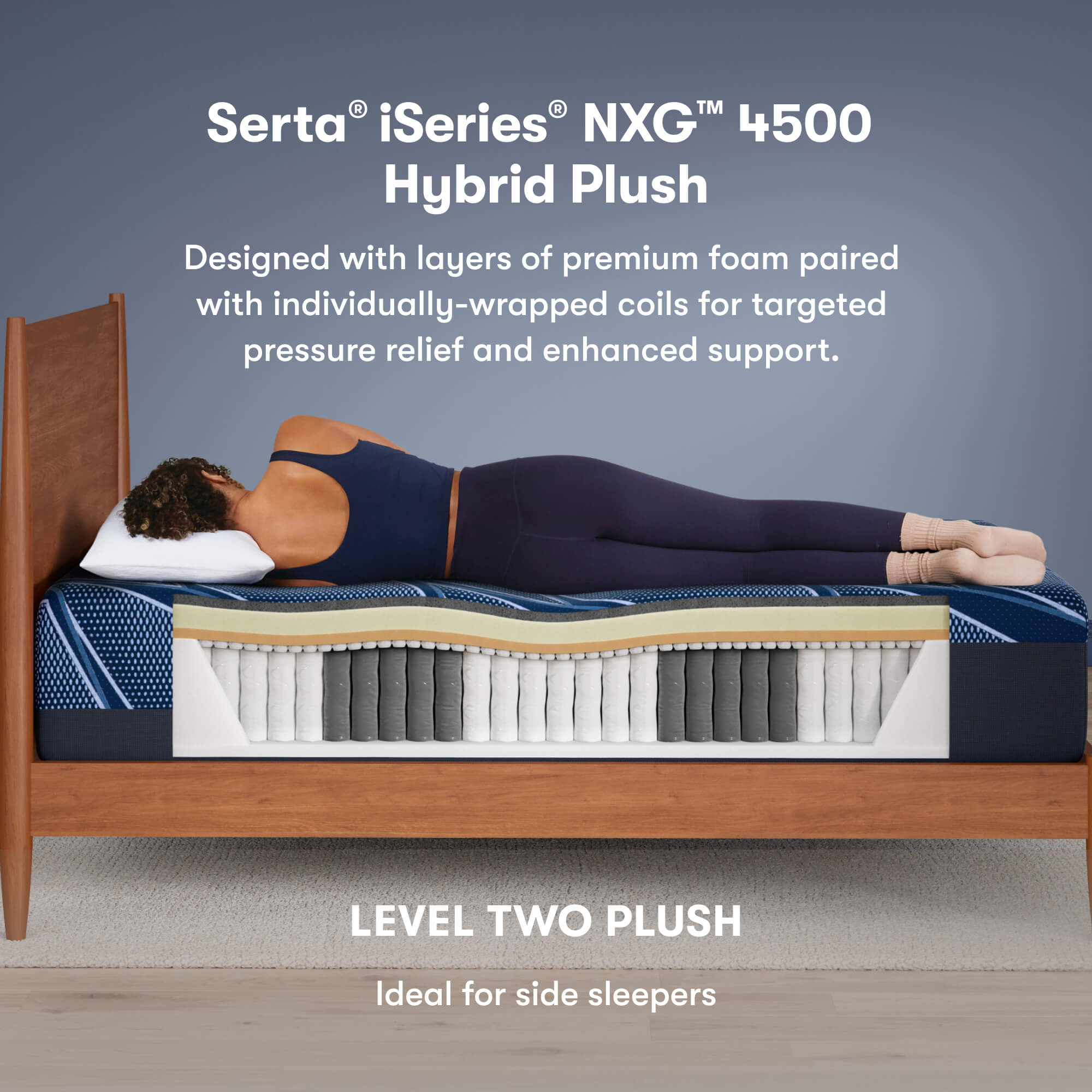 NXG 4500 Hybrid Plush Split Head King Mattress | Metro Mattress