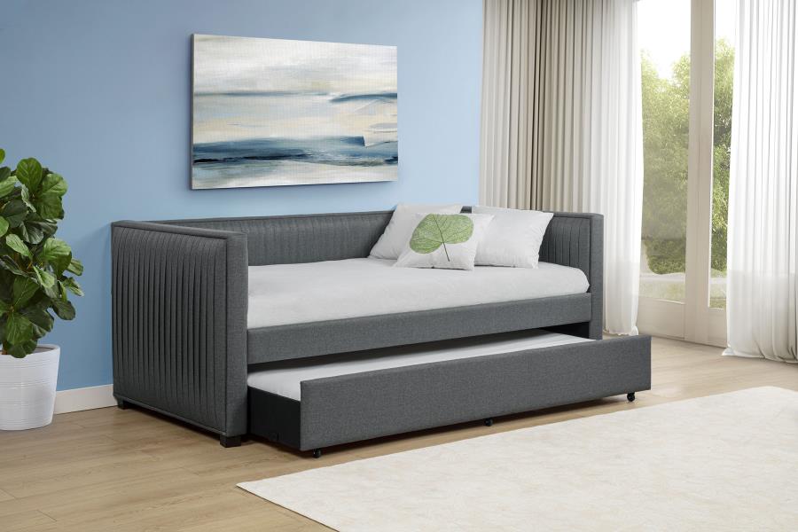 Brodie Twin Daybed with Trundle-Metro Mattress