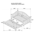 Julie Twin Trundle Bed-Metro Mattress
