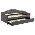 Sadie Gray Trundle Bed-Metro Mattress