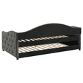 Sadie Gray Trundle Bed-Metro Mattress