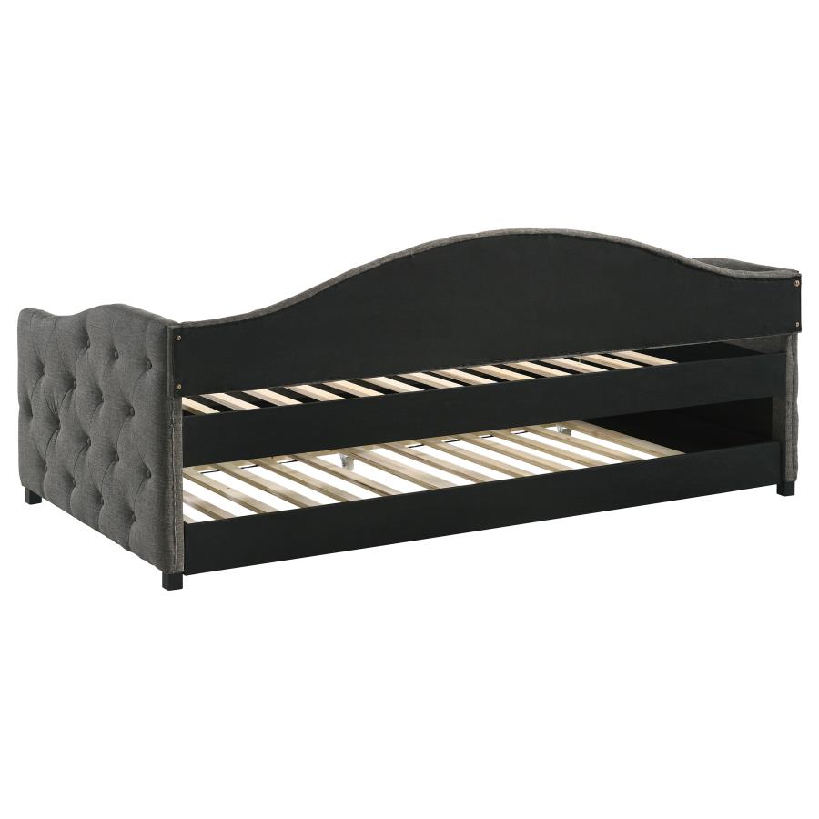 Sadie Gray Trundle Bed-Metro Mattress