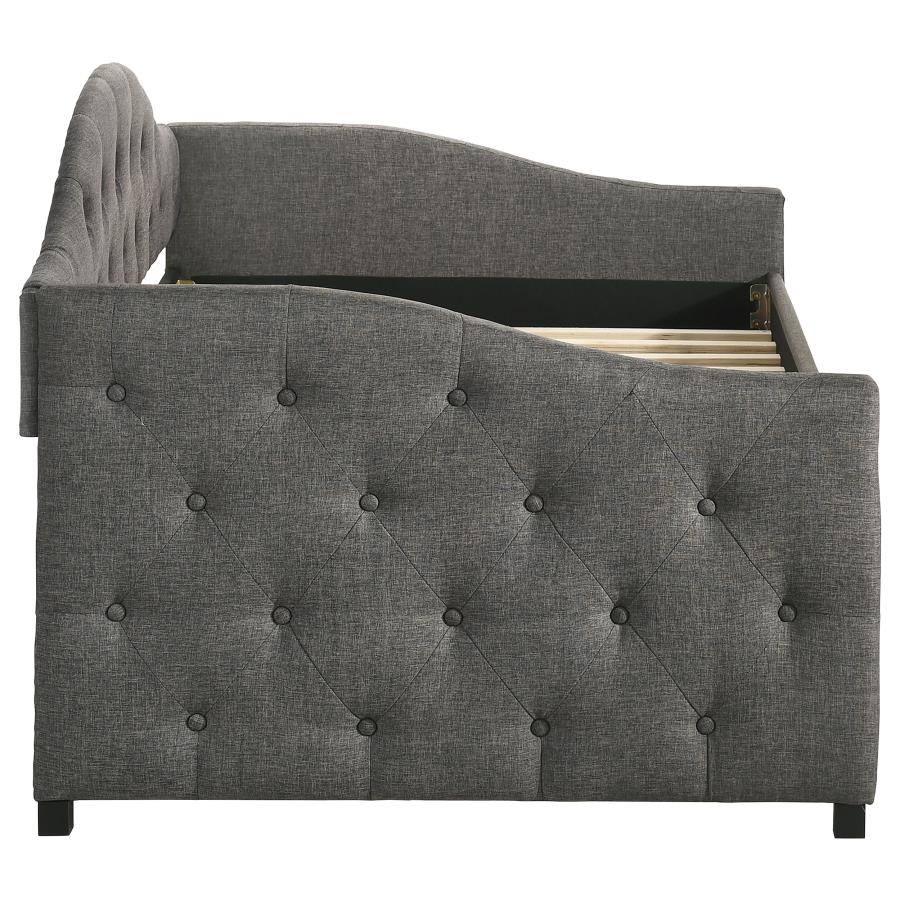 Sadie Gray Trundle Bed-Metro Mattress