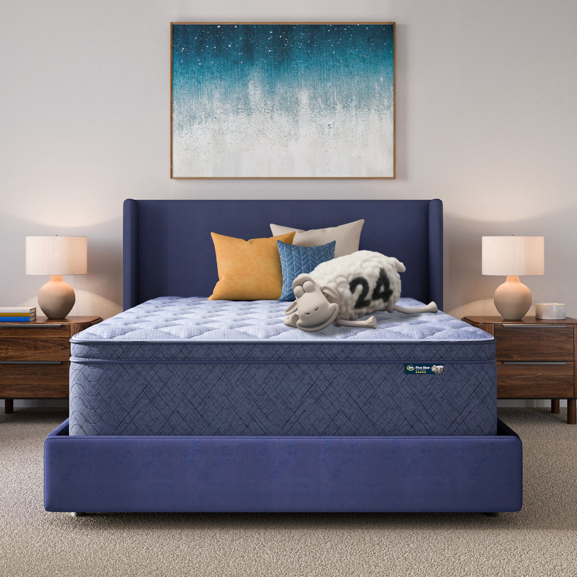 Serta Five Star Mattress Bed in a Box - 16" Plush Pillowtop-Metro Mattress