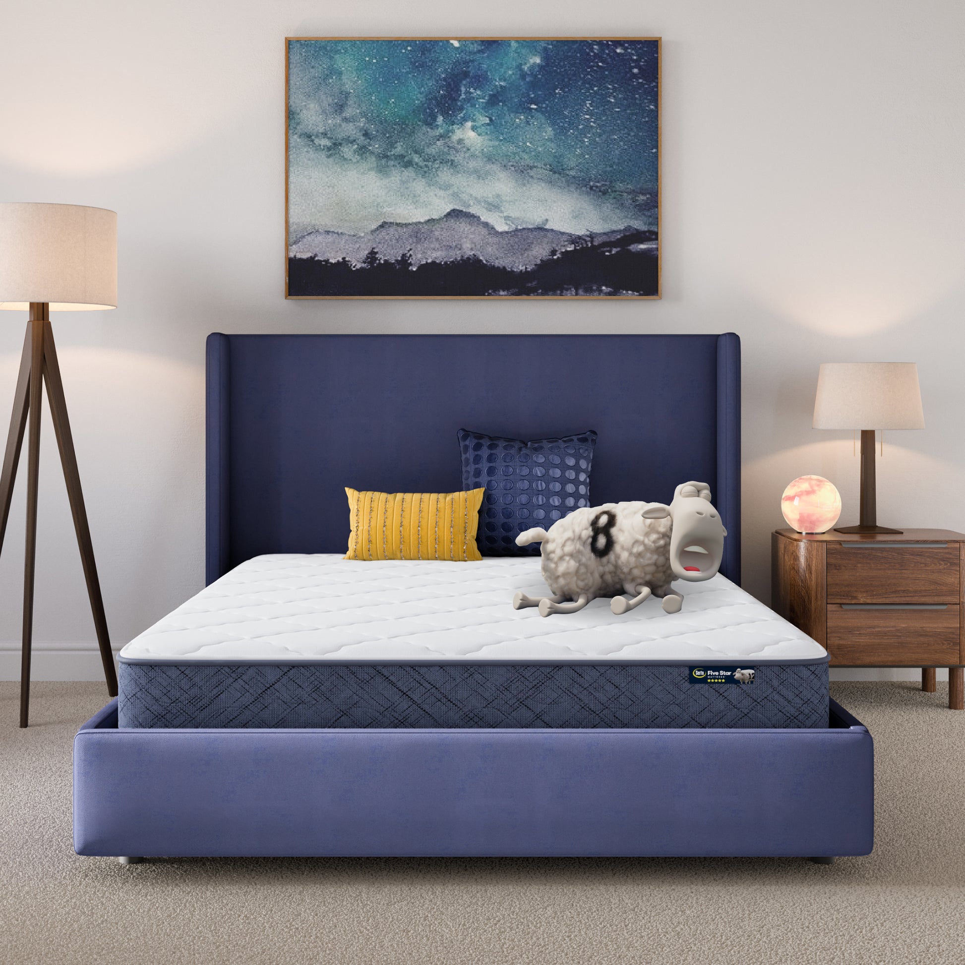 Serta Five Star Mattress Bed in a Box - 8" Medium-Metro Mattress
