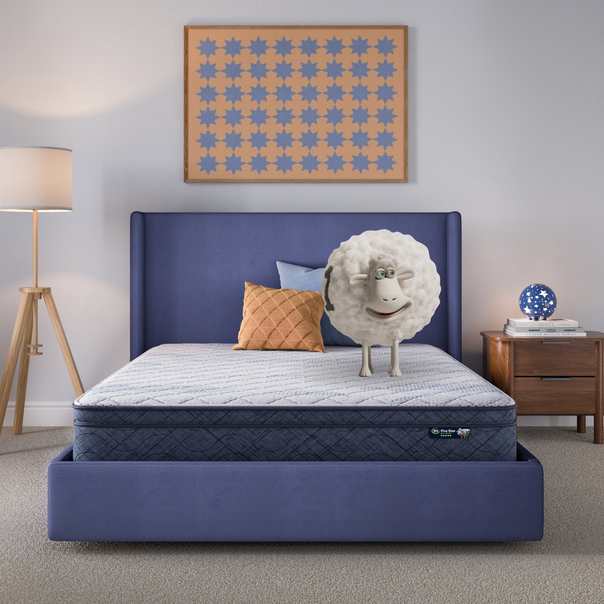 Serta Five Star Mattress Bed in a Box - 10" Plush Pillowtop-Metro Mattress