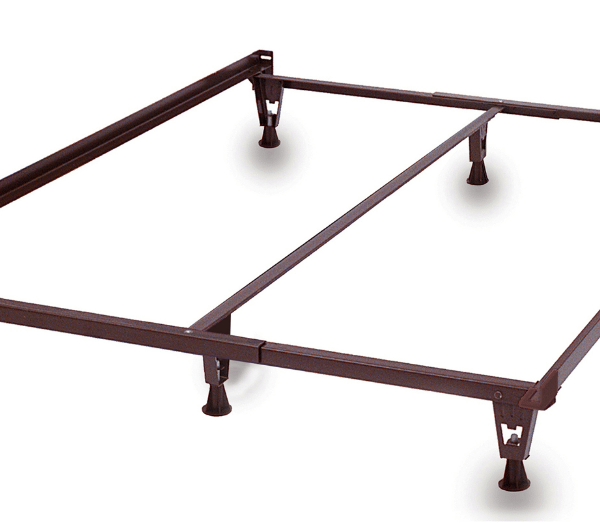 Knickerbocker Queen Metal Bedframe with Glides Metro Mattress